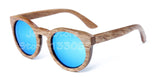 BerWer Free shipping bamboo wooden sunglasses round frame sunglasses