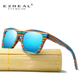 L Polarized Wooden Sunglasses Men Bamboo Sun Glasses