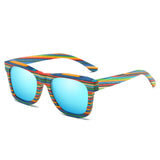 L Polarized Wooden Sunglasses Men Bamboo Sun Glasses