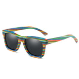 L Polarized Wooden Sunglasses Men Bamboo Sun Glasses