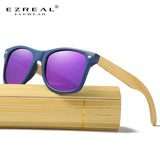 Wood Sunglasses Men Women Square Bamboo Women For Polarized
