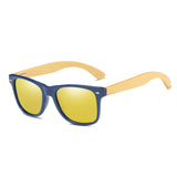 Wood Sunglasses Men Women Square Bamboo Women For Polarized