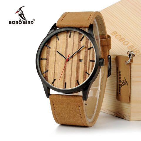 Clock Men 2016 Luxury Brand Watches Wood Dial Watch