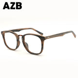 Handmade Fashion Mirror Wooden Sunglasses Men's Bamboo Optical Frame
