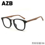 Handmade Fashion Mirror Wooden Sunglasses Men's Bamboo Optical Frame