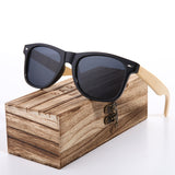 Wood Sunglasses Spring Hinge Handmade Bamboo Sunglasses