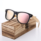 Wood Sunglasses Spring Hinge Handmade Bamboo Sunglasses