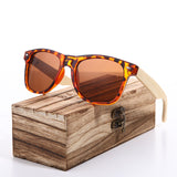 Wood Sunglasses Spring Hinge Handmade Bamboo Sunglasses