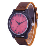 SIHAIXIN Minimalist Wooden Watch Male Bamboo Clock Leather Men White Quartz Watches As Man Luxury Gift Box Accept OEM Customize