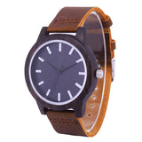 SIHAIXIN Minimalist Wooden Watch Male Bamboo Clock Leather Men White Quartz Watches As Man Luxury Gift Box Accept OEM Customize