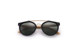 Brand Sunglasses Men Women Natural Bamboo Frame Sun Glasses Round Wrap