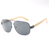 Super Light 16g Aviator Sunglasses Bamboo Leg Metal Frame Sunglass