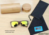 bamboo sunglasses 2018 fashion polarized sunglasses