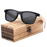 Fashion Wooden Sunglasses Men Bamboo Temple Sun Glasses