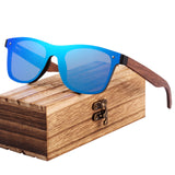Fashion Wooden Sunglasses Men Bamboo Temple Sun Glasses