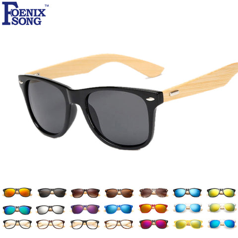 Brand New Designer Womens Sunglasses Bamboo Grain Frame Sun Glasses
