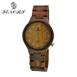 SEONRS Wooden Watch for Men Women Quartz Watches Luxury Brand Bamboo Wood Watches for Male relogio masculino