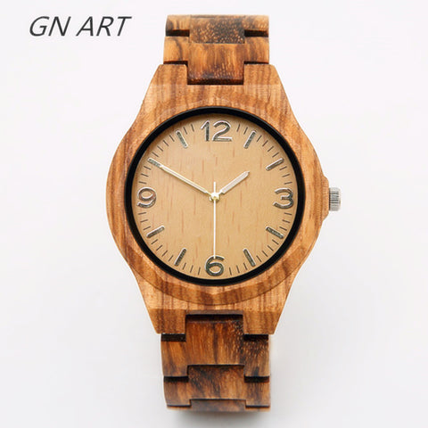 Wood Watches Man Creative Sport Bracelet Analog Nature Bamboo