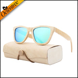 NEW arrivial custom logo promotional gift wood frame 100% Hand Made Men Women use wooden Sunglasses with UV400 Polarized lens