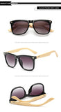 Wood Sunglasses Men Bamboo Sun glass Brand Design Goggles Gold Mirror Sun Glasses