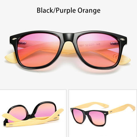 Bamboo Sunglasses Men Wooden Sunglasses Women Brand Designer